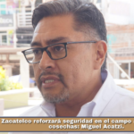 Zacatelco reforzará seguridad en el campo ante robo de cosechas: Miguel Acatzi.