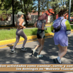 Con actividades como caminar, correr y convivir se viven los domingos en “Muévete Tlaxcala”.