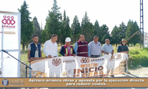 Apizaco arranca obras y apuesta por la ejecución directa para reducir costos.