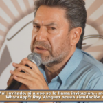 “Fui invitado, si a eso se le llama invitación… me mandaron un WhatsApp”: Ray Vázquez acusa simulación en Morena.