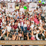 Al grito de ¡COORDINADOR! y acompañado con más de cinco mil ciudadanos Alfonso Sánchez García se perfila para coordinador en Tlaxcala.