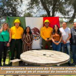 Combatientes forestales de Tlaxcala viajarán a Canadá para apoyar en el manejo de incendios forestales.