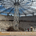 Supervisa gobernadora Lorena Cuéllar avances en la modernización del Recinto Ferial.