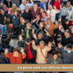 La gente está con Alfonso Sánchez.