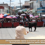 Chiautempada reúne a cientos de asistentes; Protección Civil reporta saldo blanco.