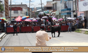 Chiautempada reúne a cientos de asistentes; Protección Civil reporta saldo blanco.