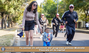 Ya suman 24 ediciones del programa exitoso Muévete Tlaxcala en la capital.