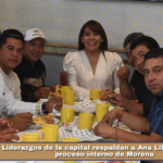 Liderazgos de la capital respaldan a Ana Lilia Rivera en proceso interno de Morena.