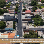 Panotla se transforma con obras que modernizan las principales vialidades del municipio..