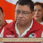 Cuestiona Enrique Padilla presunta intromisión de funcionarios públicos en proceso interno de Morena.