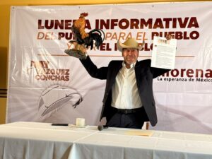 Vázquez Conchas llama a formar un “Frente ciudadano por la dignidad” ante presunta injerencia en proceso interno de Morena.