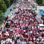 Más de mil tlaxcaltecas marchan en respaldo a Claudia Sheinbaum y al proyecto de Alfonso Sánchez.