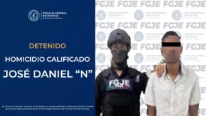 FGJE detiene a hombre por homicidio calificado ocurrido en Atlangatepec.