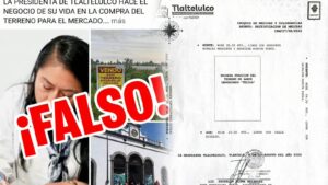 Precisan información sobre predio destinado al Mercado Municipal de La Magdalena Tlaltelulco.