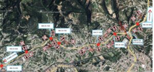 Comienza SICT colocación de botones reflejantes en autopista San Martín Texmelucan-Tlaxcala-El Molinito.