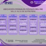 Módulo móvil del INE brindará servicios registrales en Huamantla.