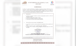 Gobierno de Ixtenco abre convocatoria para la sexta jornada de empleo temporal 2026.