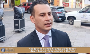 “Seguimos siendo Alianza Ciudadana”: Azaín Ávalos niega cambio a Morena.