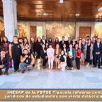 INESAP de la FSTSE Tlaxcala refuerza conocimientos jurídicos de estudiantes con visita didáctica a la SCJN.