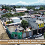 Promesa cumplida para Santa María Ixtulco: Carlos López supervisa avances de rehabilitación vial.