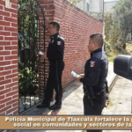 Policía Municipal de Tlaxcala fortalece la proximidad social en comunidades y sectores de la capital.