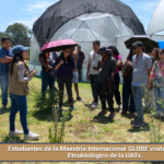 Estudiantes de la Maestría Internacional GLOBE visitaron el Jardín Etnobiológico de la UATx.