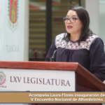 Acompaña Laura Flores inauguración del V Encuentro Nacional de Alfombrismo.