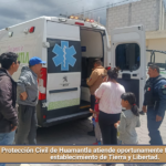 Protección Civil de Huamantla atiende oportunamente fuga de gas en establecimiento de Tierra y Libertad.