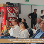 Capacitan a personal del Ayuntamiento de Apizaco en derechos humanos y cultura de paz.
