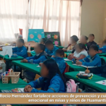 Rocío Hernández fortalece acciones de prevención y cuidado de la salud emocional en niñas y niños de Huamantla.