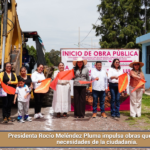 Presidenta Rocío Meléndez Pluma impulsa obras que atienden las necesidades de la ciudadanía.