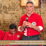 “Un buen priista habla bien del PRI”; responde Alito Moreno a Mariano González Zarur.