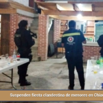 Suspenden fiesta clandestina de menores en Chiautempan.