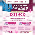 Caravana de Salud llega a Ixtenco con servicios gratuitos para las mujeres.