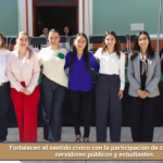 Fortalecen el sentido cívico con la participación de comunidades, servidores públicos y estudiantes.