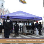 Desplegará SSC 300 elementos durante festejos patrios.