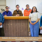 Catastro de Zacatelco exhorta a la ciudadanía a prevenir fraudes y reportar a falsos notificadores.