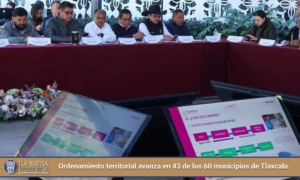 Ordenamiento territorial avanza en 43 de los 60 municipios de Tlaxcala.
