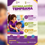 UBR Zacatelco abre convocatoria para curso de estimulación temprana.
