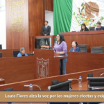 Laura Flores alza la voz por las mujeres electas y exige piso parejo.