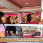 Ayuntamiento de Tlaxcala continúa fortaleciendo la red de Puntos Violeta en la capital.