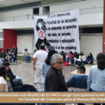 Comunidad estudiantil de la UATx exige transparencia en terna para dirigir la Facultad de Ciencias para el Desarrollo Humano.