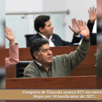 Congreso de Tlaxcala avanza 82% en cierre de litigio por 34 basificados de 2021.