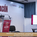 Operativo “Cero Tolerancia” concluye con resultados positivos en Huamantla: SSC.