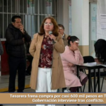 Tesorera frena compra por casi 600 mil pesos en Técnica 36; Gobernación interviene tras conflicto.