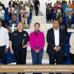 Tetlanohcan fortalece la prevención de la extorsión con capacitación a policías, autoridades y ciudadanía.
