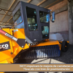 SICT impulsará la mejora de carreteras en Tlaxcala con tren de pavimentación.