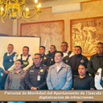 Personal de Movilidad del Ayuntamiento de Tlaxcala se capacita en digitalización de infracciones.