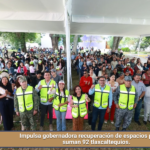 Impulsa gobernadora recuperación de espacios públicos; suman 92 tlaxcaltequios.