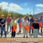 Inicia alcalde de Xaltocan adoquinamiento de la calle Paraíso en Topilco de Juárez.